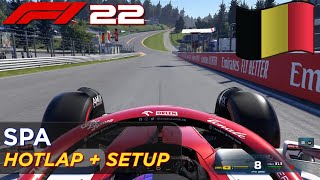 F1 22 SPA Hotlap + Setup (1:42.032)