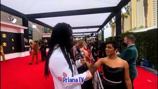 Rocky Dawuni represents Ghana and Africa @ the Grammys | Red carpet interview with BBC #grammys2022