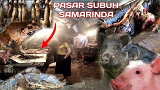 VLOG Pasar Subuh kota samarinda kaltim semua ada disini