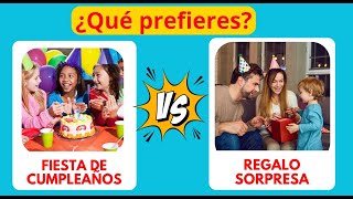 ¿Qué prefieres? ¡Edición de Dulces para Niños y Niñas!