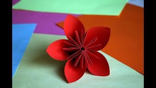 How to make a Kusudama Paper Flower | Easy origami Kusudama for beginners making | DIY-Paper Crafts