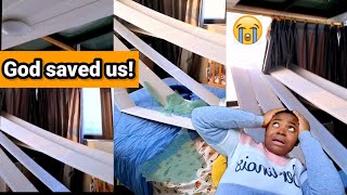 RENOVATION VLOG; OUR ROOF COLLAPSED! 😭