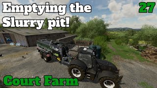 We now have a BONE DRY SLURRY PIT! - Court Farm Ep 27 - Farming Simulator 22