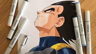 Drawing Vegeta - Dragon Ball Z