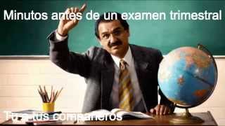 Tu antes de un examen