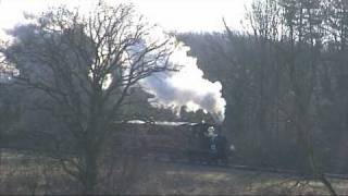 Bluebell Railway - P Class No' 753 at Courtland Wood and onward to Sharpthorne tunnel