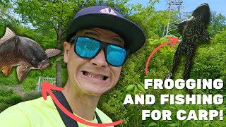 Fishing and frogging in the Eastchester, Mt. Vernon, and New Rochelle area - all in one day!