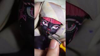 Making A McBling Catty Doll #MonsterHigh #OOAK #shorts