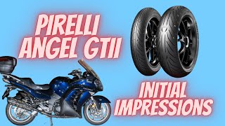 New Pirelli Angel GT 2 Tyres on the Kawasaki GTR1400 - First impressions.