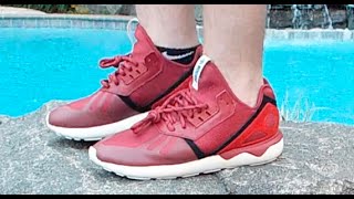 Red Snakeskin Adidas Tubular On Foot Review!!