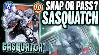 SASQUATCH 🥶🦍 Details & Mechanics! | Snap or Pass | Marvel Snap