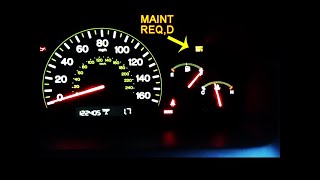 How to Turn off the Maintenance Required light on a 2003-2007 Honda accord