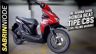 Striping Baru New Honda Beat Warna Merah Tipe CBS 2021