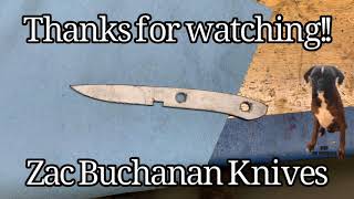 How To Turn a Paper Knife Drawing into a Metal Pattern!!! Zac Buchanan Knives: Knife Making Tutorial