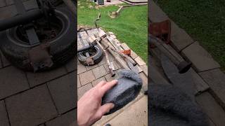 Stuffing Steel Wool In Exhaust Pipes #car #mice #prevention