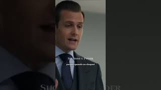 O motivo De Harvey Chegar Atrasado | Harvey ensinando o Mike | Suits: Temp 01 #shorts