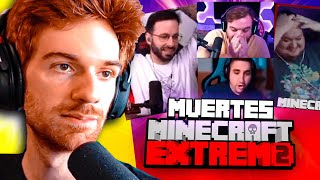 ULTIMAS MUERTES DE MINECRAFT EXTREMO 2 | Día 9 / 10 / 11