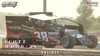 The Heat Race Part 1 with Scott Wood #38 at Merrittville Speedway #vol511