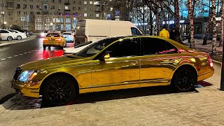 ТАЧКА ШЕЙХА! ЗОЛОТОЙ MAYBACH 57!