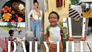 baby’s first fish, H&M haul, a toddler dinner & pumpkins 🎃 | daily life VLOG