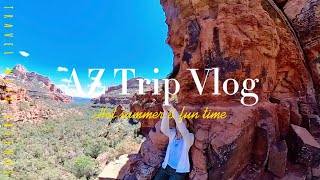 Sedona Vlog | Pink Jeep broken arrow tour & mini subway