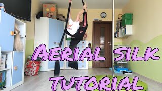 Aerial Silk - intermediate poses (moves) #1