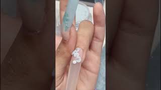 Acrylic flower 2023 | acrylic nail flowers design press on nail | art 2023 beautiful nail art 2023