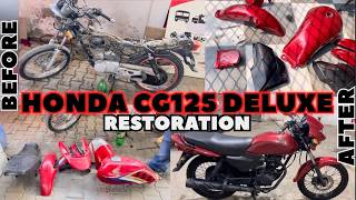 HONDA CG125 DELUXE 2010 RESTORATION PROJECT | HONDA 125cc MOTORCYCLE RESTORATION | HONDA 125cc BIKE