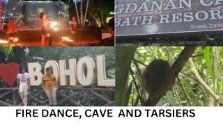 VACATION VLOGS  # 11: FIRE DANCE, CAVE AND TARSIERS