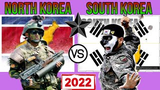 Comparison of North Korea and South Korea Military Strengths (2022)