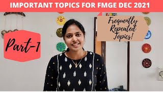 Important Topics For FMGE- PART 1