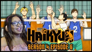 KARASUNO VS. DATE TECH ONCE AGAIN! HAIKYU!! SEASON 4 EPISODE 6 || FIRST TIME WATCHING!