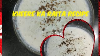 Navratri SPL.| Kheera Ka Raita |Lunch/Dinner Easy &Tasty| Delicious | Punjabi Kitchen Recipe