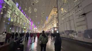 #Moscow Nikolskaya street | walk before New Year's Eve.