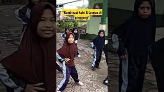 Belajar aktivitas gerak berirama kelas 2 sd-kombinasi gerakan kaki & tangan di pinggang hitungan 1-4