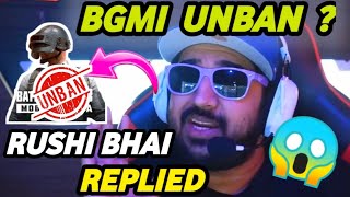 RUSHINDER SINHA REPLY ON BGMI UNBAN 😱❓ & TALK ABOUT APEX LEGENDS ON MOBILE 😳🔥