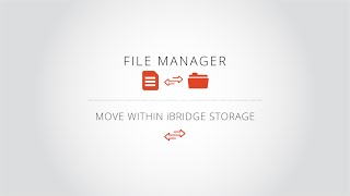 Leef How To - Moving files within Leef iBridge™ Storage