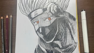 How to draw kakashi hatake | anime drawing for beginners