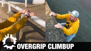 Tutorial 22 climb up met overgrip - (basic technique) parkourdisciplines