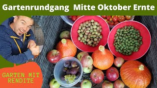 Ernterunde mit Gartenrundgang Mitte Oktober