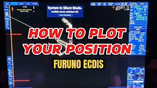 HOW TO PLOT YOUR GPS POSITION ON FURUNO ECDIS #seaman #furuno #ecdis #marino #seafarer