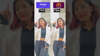 A Pocket-Friendly Footwear Shopping Experience - Shopsy VS Meesho #shortsvideo