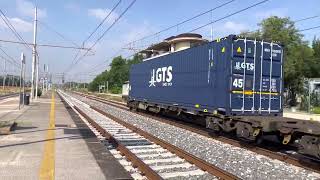 Transito treno GTS nella Stazione di Gricignano