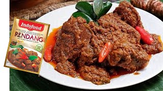 MASAK RENDANG NO RIBET, SAT SET DENGAN  BUMBU RACIK INI