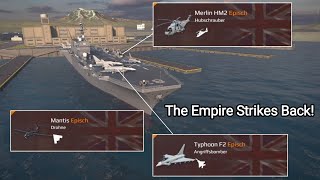 JS Izumo - Eurofighter Typhoon, Mantis, Merlin HM2 - Review and commented Gameplay - Modern Warships