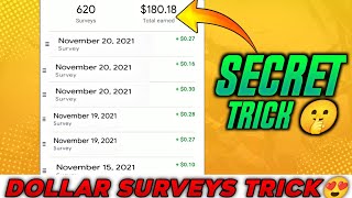 OMG😱Dollar($) Surveys Trick in Google Opnion Rewards|How To Get Surveys Faster(2 Setp Trick)