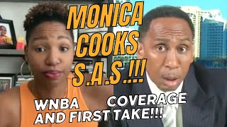 Monica McNutt COOKS Stephen A. Smith in Caitlin Clark DEBATE!!!