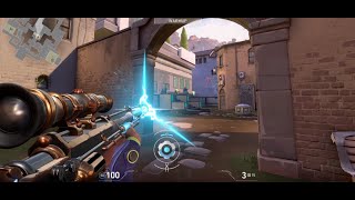 Valorant | No crossair , No scope only Marshal challenge in deathmatch .