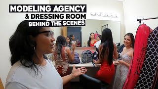 Modeling Agency Tour | Dressing Room & Photo Shoot Behind The Scenes With Models At Modeling School