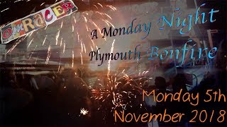 A Monday Night Plymouth Bonfire (5th November 2018)